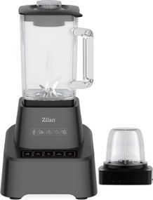 Blender si rasnita electrica 2 in 1 ZILAN ZLN4310 - 1200W, vas sticla 1.6L