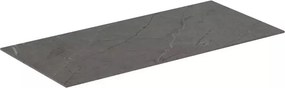 Blat ceramic pentru lavoar Ideal Standard Atelier Conca finisaj gri deschis 80 cm