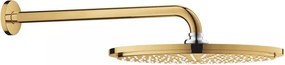 Palarie si brat de dus Grohe Rainshower Cosmopolitan 310 auriu lucios Cool Sunrise 1 functie