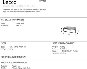 Masuta living vintage, Industrial Style Lecco SV-877451