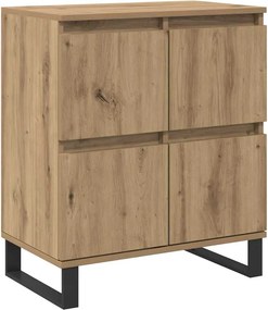 vidaXL Bufet Stejar Artizanal 60 x 35 x 70 cm