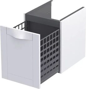 Dulap mediu lateral alb mat Oristo Skagen 40x50 cm sertar cos de rufe