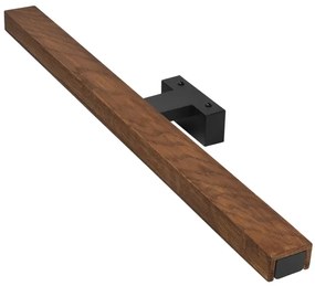 Aplică LED pentru oglindă de baie Brilagi WOODY MIRROR LED/12W/230V IP44 stejar/negru