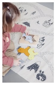 Puzzle din lemn pentru copii Kindsgut Lion