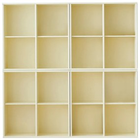 Bibliotecă galben-deschis suspendată 70x70 cm Mistral – Hammel Furniture