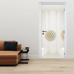 Fototapet pentru ușă - Priveliște în interior abstract (95x205cm)