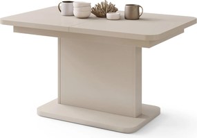 Mazzoni ASTON MINI-Z Bej (Șampanie) - MĂSUȚĂ DE CAFEA MODERNĂ EXTENSIBILĂ REGLABILĂ PE ÎNĂLȚIME MASĂ TRANSFORMABILĂ