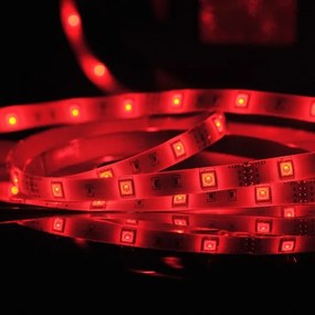 Banda LED RGB reglabilă exterior 5m LED/14W/12V IP65 + telecomandă