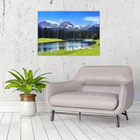 Tablou - vâfurile montane înzăpezite (70x50 cm)
