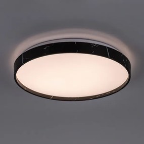 Rabalux 71517-LED Plafonieră cu dimmer TERESIA 24W/230V 3000-6500K Ø 38 cm neagră + telecomandă