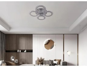 Lustră LED RGB aplicată dimabilă LED/55W/230V 3000-6500K + telecomandă