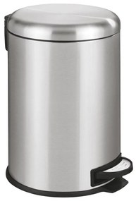 WENKO 22704100 - Coș LEMAN 30,5x44 cm inox/satinat/negru