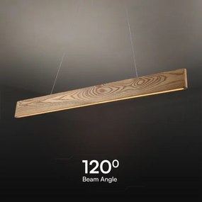 Lustră LED pe cablu LED/24W/230V 3000K maro