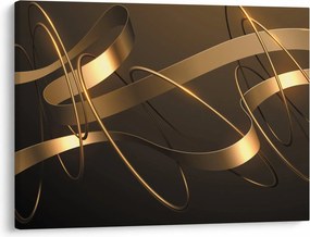 Tablou - Panglici de bronz (70x50 cm)