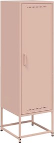 vidaXL Dulap înalt, roz, 36x39x123 cm, oțel