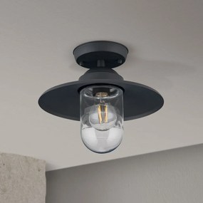 Plafoniera de exterior stil vintage IP44 EDWARD antracit