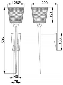 Aplică LED pentru baie Elstead BATH-VERITY-PG VERITY 1xG9/3W/230V IP44