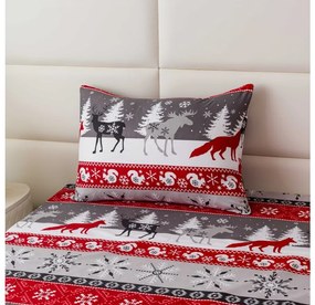 Set cadou pentru dormitor SNOWY FOREST, gri