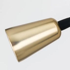 Orion DOTTY - Lampă de perete flexibilă dimmabilă 1xGU10/10W/230V negru/alamă