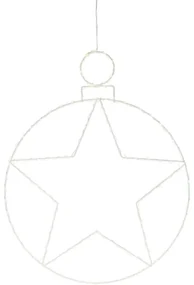 Decorațiune de Crăciun suspendată cu LED-uri Kerstball Star 236 LED, 48 cm