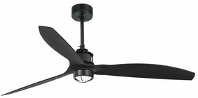 Lustra cu Ventilator si telecomanda JUST FAN M LED negru mat