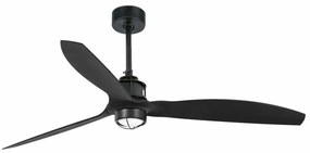 Lustra cu Ventilator si telecomanda JUST FAN M LED negru mat