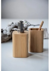 WENKO 24747100 - Dozator de săpun BAMBUSA, 9,3 x 16,5 cm, maro