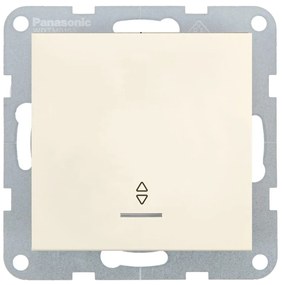 Intrerupator cap scara cu led 10A, IP20, Bej, Panasonic Karre Plus 55