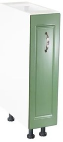 Corp inferior 20 cu 1 usa si cos Jolly Zebra MDF Verde drept