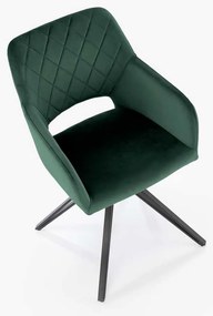 Scaun de bucătărie Eloise, verde închis