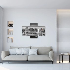 Tablou - Orașul mare cu turnul galben (90x60 cm)