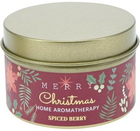 Set de lumânări de Crăciun Merry Christmas Spicedberry/Velvent vanilla, 2 buc