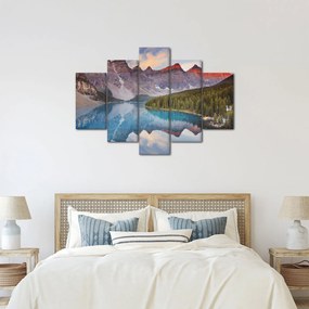 Tablou - Peisaj montan din Canada (150x105 cm)