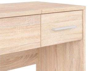 Masă de toaletă Nepo Plus 40 (stejar sonoma) (cu oglindă) (cu sp. depozitare). 1098457