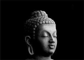 Tablou pe sticlă - Buddha, portret (70x50 cm)