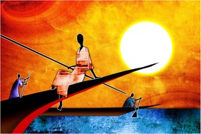 Tablou picturii epochale străveche (90x60 cm)