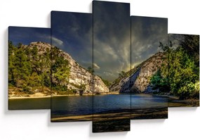 Tablou peisajului cu lac (150x105 cm)