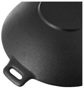 Tigaie tip wok din fontă ø 30 cm Litina – Orion