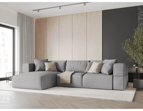 Colțar gri deschis (cu colț pe partea stângă ) Esther – Milo Casa