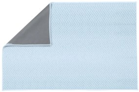 Kleine Wolke ZigZag covor de baie 90x60 cm dreptunghiular albastru 9178738519