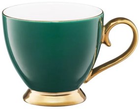 Cana portelan 400ml verde Royal