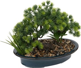 Planta artificiala in ghiveci, bonsai, 25 cm
