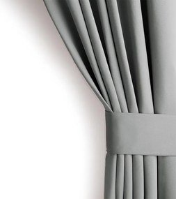 decoDoma Draperie groasă blackout RESTILO argint 140 x 245 cm set 2 buc