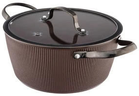 Valdinox Caserolă cu capac Stripes 24 cm, 4,0 l, 24 cm
