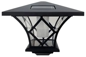 Lampă LED solară de exterior 3 în 1 LED/1,2V 200 mAh IP44 negru