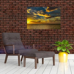 Apus de soare la mare (90x60 cm)