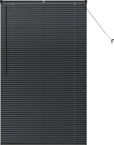 vidaXL Jaluzele venetiene Manual Negru 175 x 100 cm Aluminiu