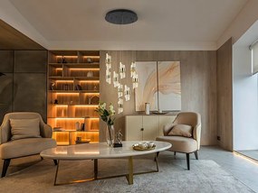 Lustra LED suspendata design elegant Iliada 9L