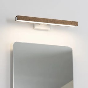 Aplică LED pentru oglindă de baie Brilagi WOODY MIRROR LED/8W/230V IP44 stejar/alb