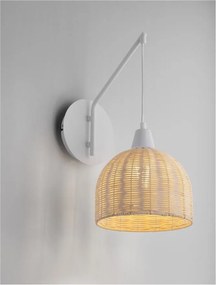 Aplica de perete boho style design natural Fado natur/ alb